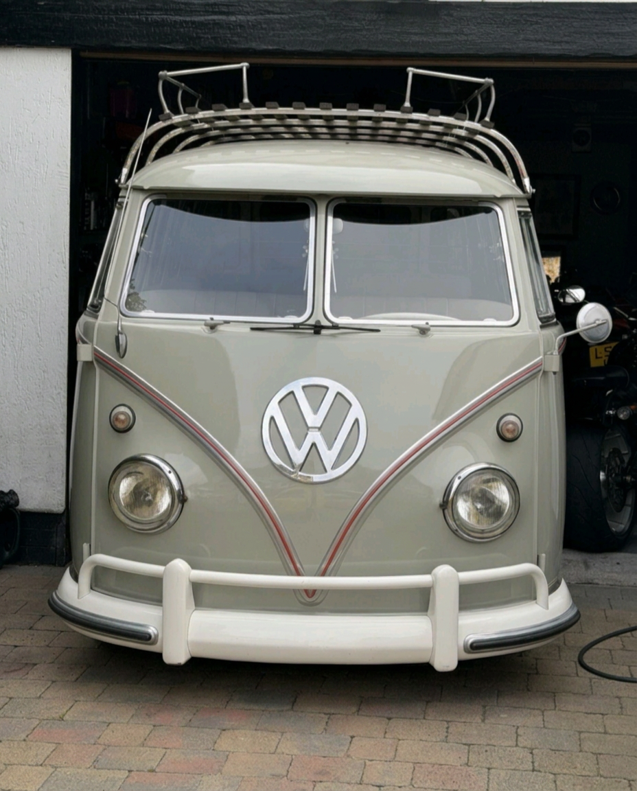 Classic cars being cared for in the Mansfield workshop